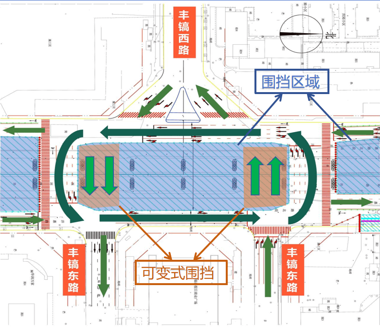 西安這里施工圍擋！繞行路線→:pvc圍擋